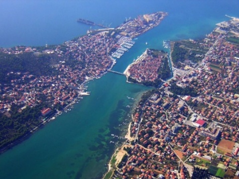 Trogir from the air